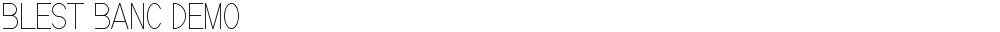 Blest Banc Demo