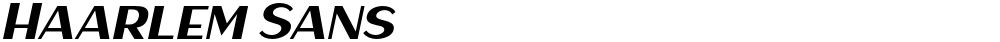Haarlem Sans