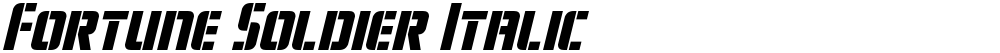 Fortune Soldier Italic