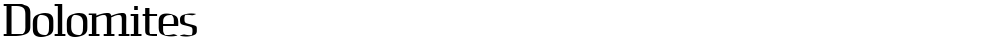 Dolomites