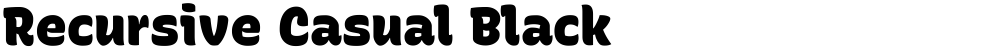 Recursive Casual Black