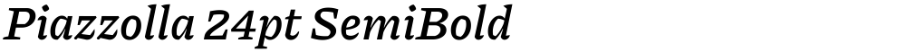 Piazzolla 24pt SemiBold