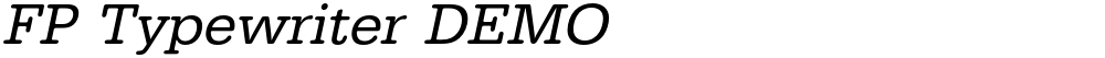 FP Typewriter DEMO