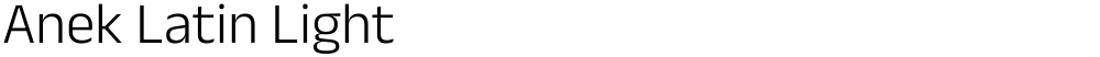 Anek Latin Light