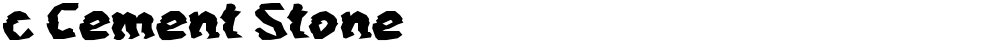c Cement Stone