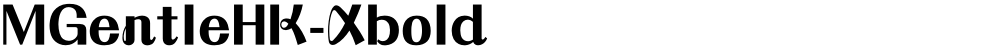 MGentleHK-Xbold