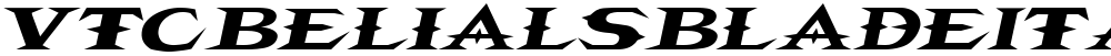 VTCBelialsBladeItalic