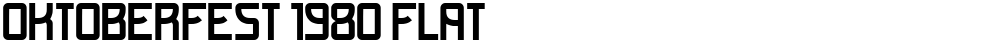 Oktoberfest 1980 Flat