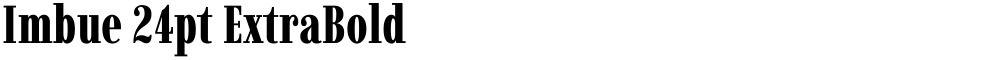 Imbue 24pt ExtraBold