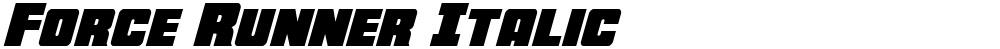 Force Runner Italic