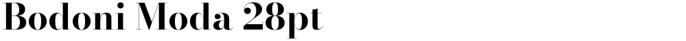 Bodoni Moda 28pt