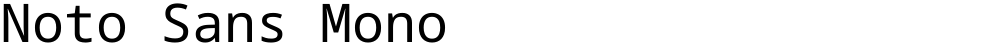 Noto Sans Mono