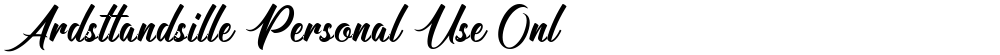 Ardsttandsille Personal Use Onl