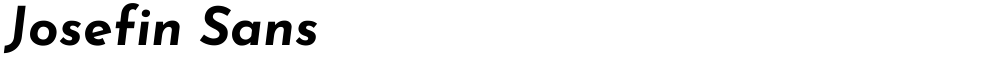 Josefin Sans