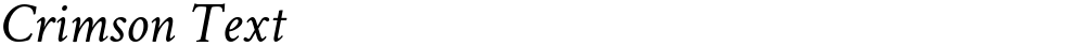 Crimson Text