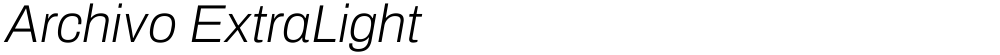 Archivo ExtraLight