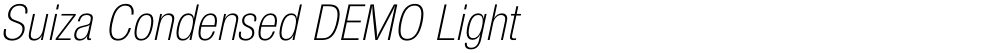 Suiza Condensed DEMO Light