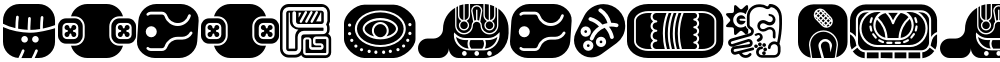 mayan glyphs fill