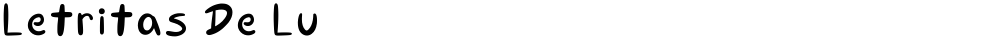 Letritas De Lu
