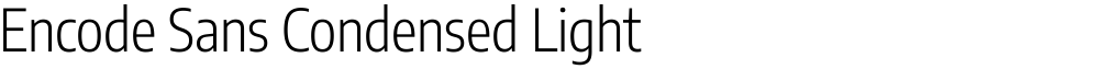 Encode Sans Condensed Light