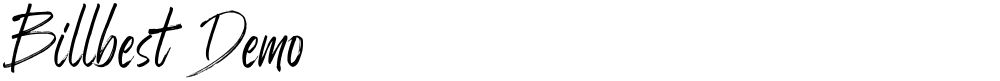 Billbest Demo