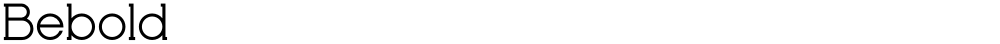Bebold