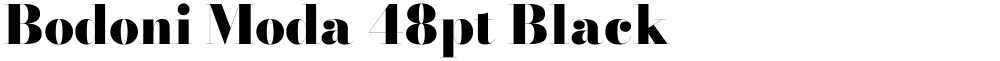 Bodoni Moda 48pt Black