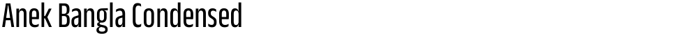 Anek Bangla Condensed