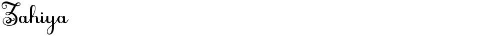 Zahiya