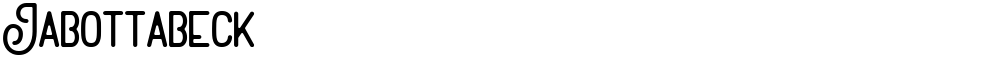 Jabottabeck