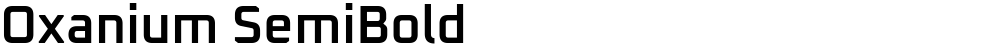 Oxanium SemiBold