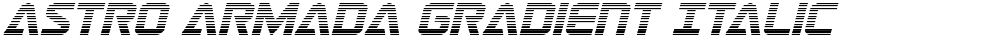 Astro Armada Gradient Italic