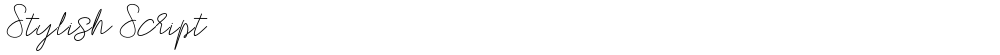Stylish Script