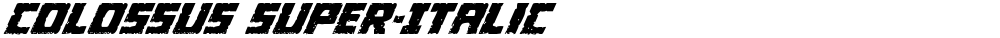 Colossus Super-Italic