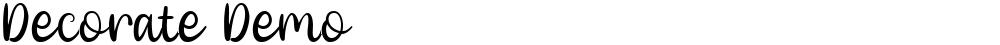 Decorate Demo