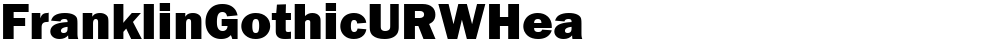 FranklinGothicURWHea