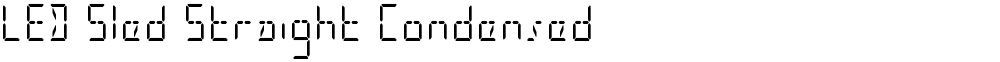 LED Sled Straight Condensed