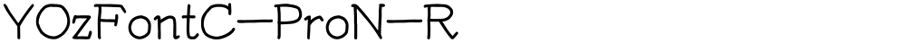 YOzFontC-ProN-R