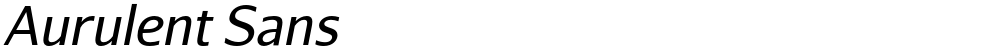 Aurulent Sans