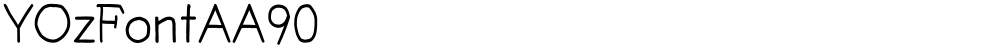 YOzFontAA90