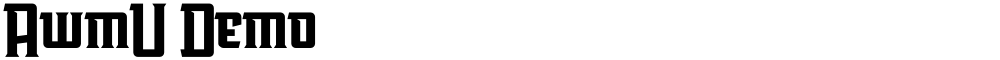 AwmU Demo