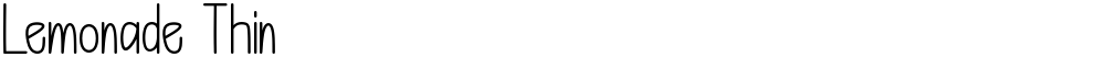 Lemonade Thin