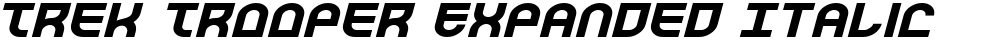 Trek Trooper Expanded Italic