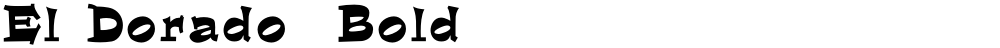 El Dorado  Bold