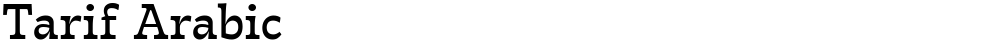 Tarif Arabic