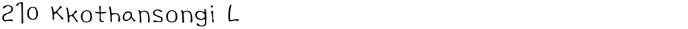 210 Kkothansongi L