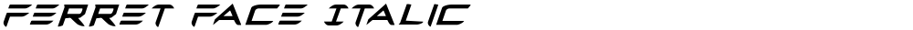 Ferret Face Italic