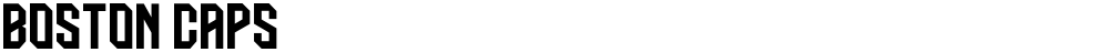BOSTON CAPS