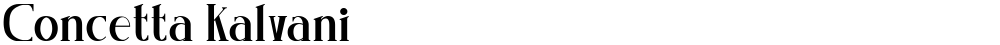 Concetta Kalvani