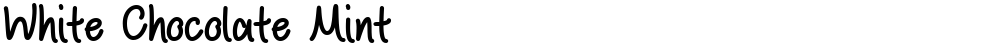 White Chocolate Mint